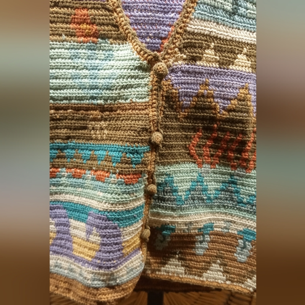 Peruvian Connection Sweater Large - Picture 7 of 8